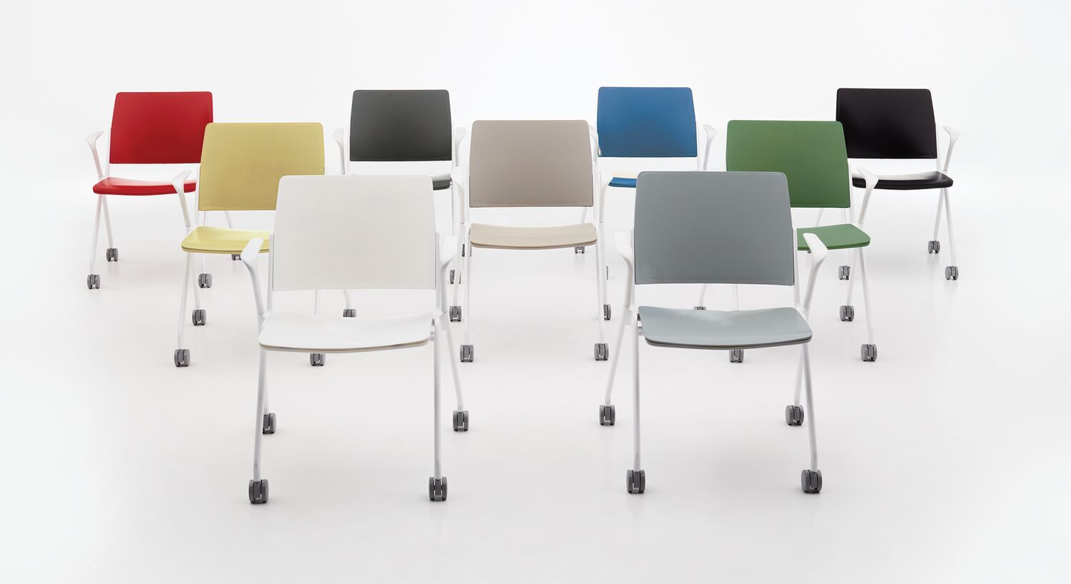 Teknion variable sales stacking chair